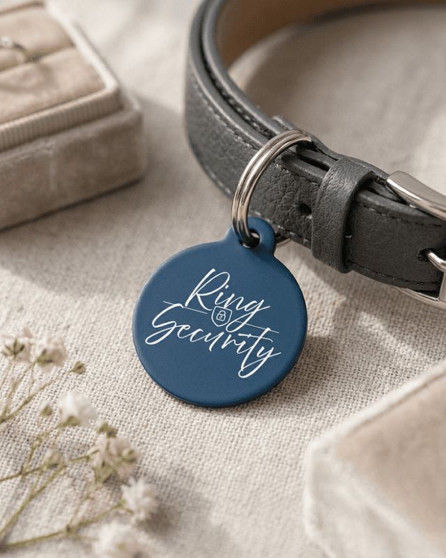 Classic Wedding Day Pet Tag