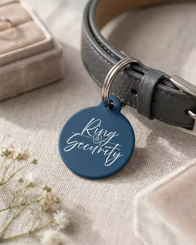 Classic Wedding Day Pet Tag