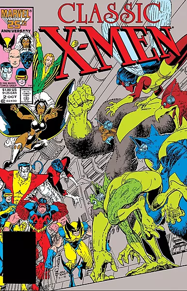 Classic X-Men #2 Newsstand Variant (Marvel Comics October 1986)