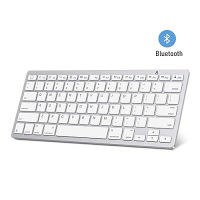 Clavier Sans Fil Mince Bluetooth Argent
