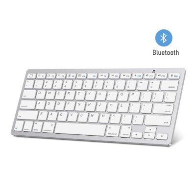 Clavier Sans Fil Mince Bluetooth Argent