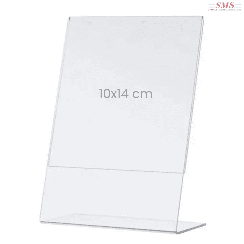 Counter Stand 10x14 cm | Acrylic Table Stand