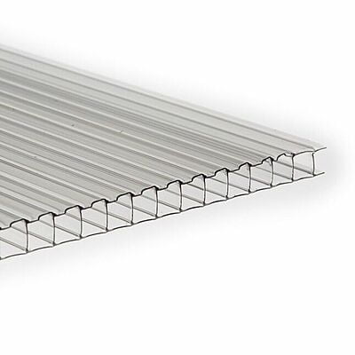 10mm Clear Twinwall Polycarbonate
