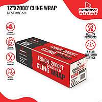 Cling Wrap RESERVE 12"X2000' 6/1