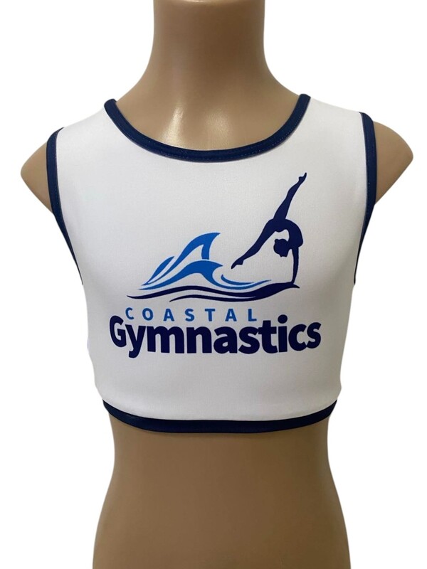 COASTAL GYMNASTICS CROP TOP COASTAL GYMNASTICS CROP TOP