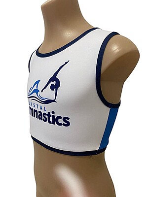 COASTAL GYMNASTICS CROP TOP COASTAL GYMNASTICS CROP TOP