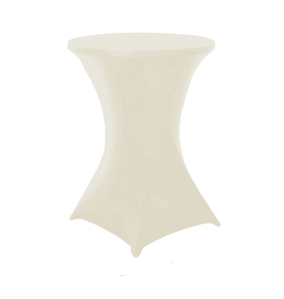 Cocktail Table 31×41″ – Ivory Cover Included / Mesa De Cóctel 31×41′′ – Cubierta De Marfil Incluida