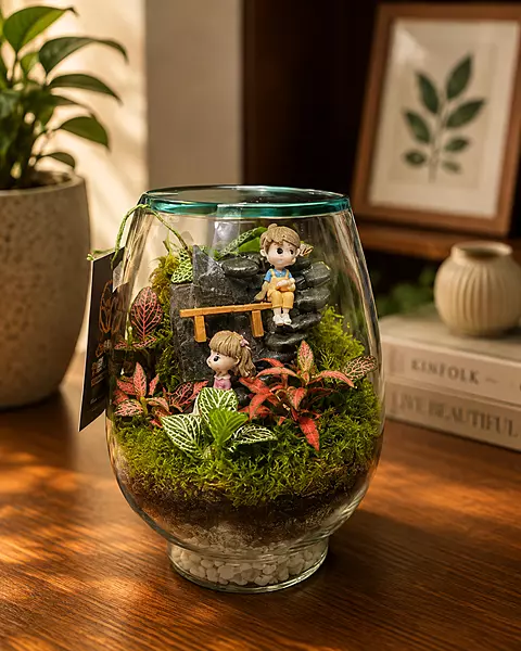Miniature Friendship Garden Terrarium