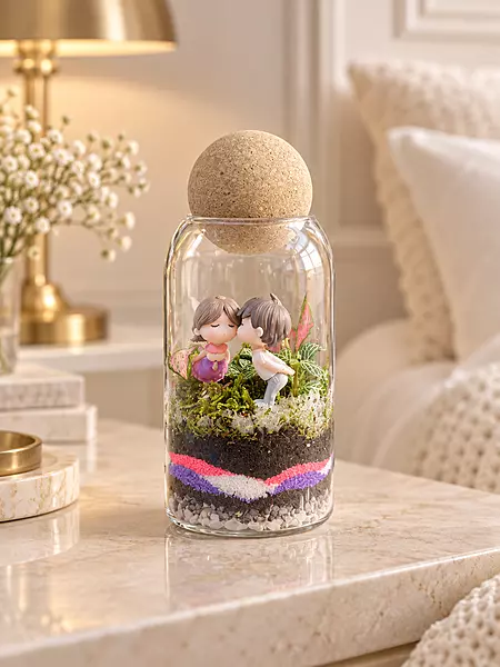 Sweet Kiss Cork Ball Terrarium