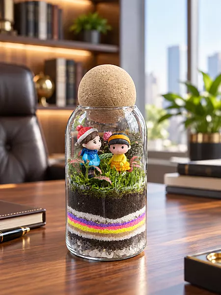 Sunshine Companions Cork Terrarium