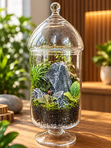 Majestic Mountain Garden Closed Terrarium