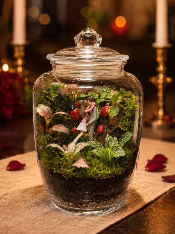 Eternal Love Couple Terrarium