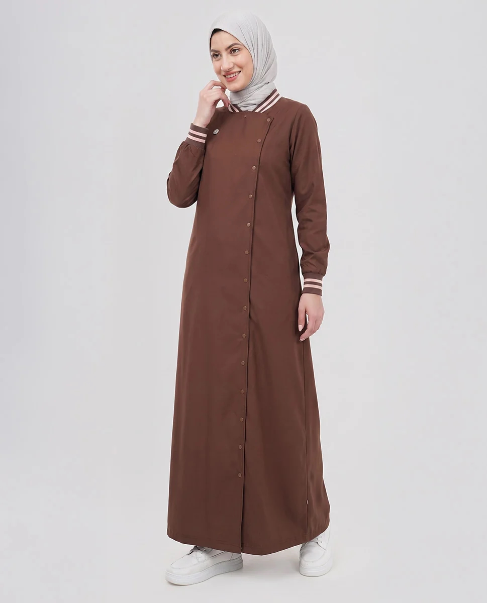 COFFEE HUE FULL OPEN JILBAB
