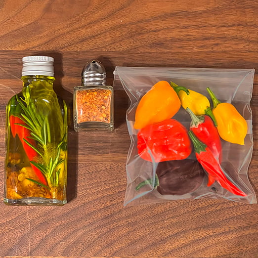 Coffret cadeau de piments Coffret cadeau de piments