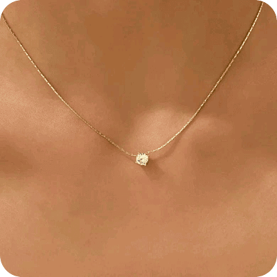 Fino con Dije Unico de Zirconia