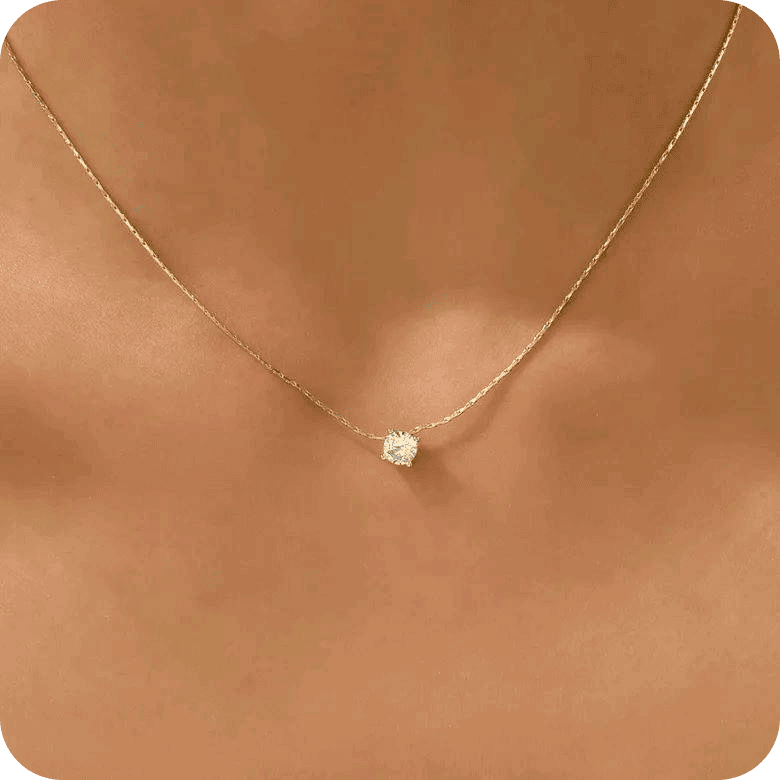 Fino con Dije Unico de Zirconia