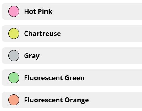 4" x 6" (Multiple Colors Choices)- Thermal Transfer Labels (Requires Ribbon) - 3" Core