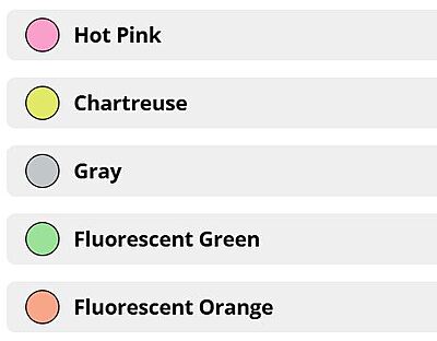 4" x 6" (Multiple Colors Choices)- Thermal Transfer Labels (Requires Ribbon) - 3" Core