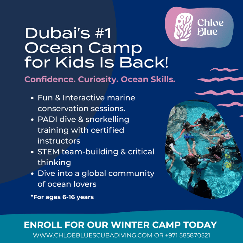 Kids Ocean Conservation & Scuba Camp Dubai | 9-13 Dec