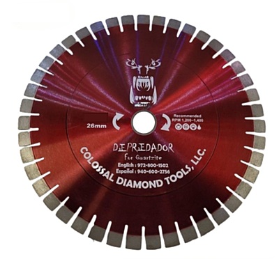 Colossal Quartzite Bridge Saw Blade