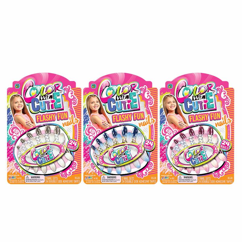 Colour Me Cute Flashy Fun Nails