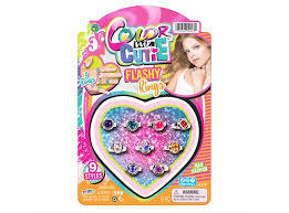 Colour Me Cute Flashy Rings