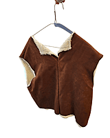 Suede and Wool Vest