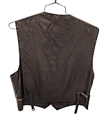 Brown Satin Vest-XL