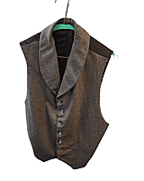 Grey Vest w/Shawl Collar