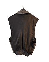 Grey Vest w/Shawl Collar