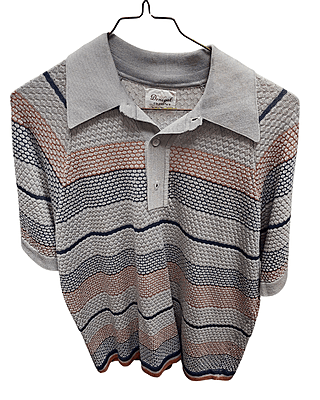 Vintage Grey Knit Shirt