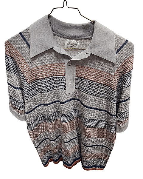 Vintage Grey Knit Shirt