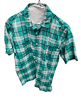 Teal Plaid Shirt