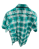 Teal Plaid Shirt