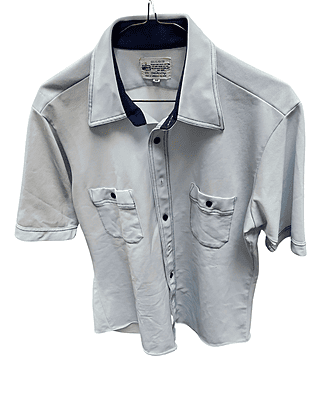 Light Blue Work Shirt-Distressed