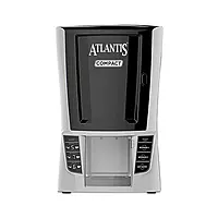 Front view of the Atlantis Compact, highlighting its two separate beverage selection buttons.