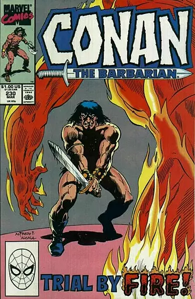 Conan the Barbarian #230 (Marvel Comics March 1990)