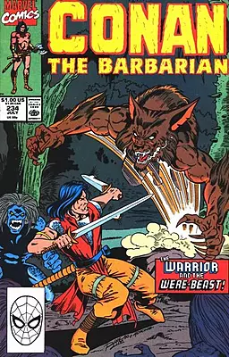 Conan the Barbarian #234 (Marvel Comics July 1990)