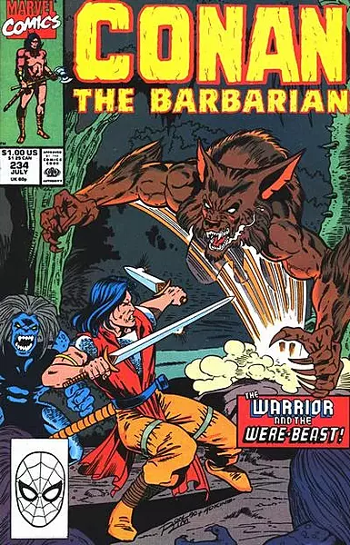 Conan the Barbarian #234 (Marvel Comics July 1990)
