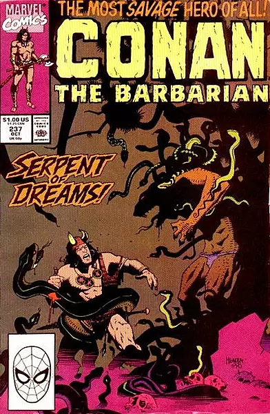 Conan the Barbarian #237 (Marvel Comics January 1991)