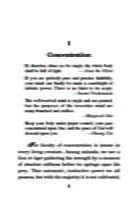 Concentration and Meditation Concentration and Meditation