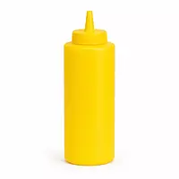 Condiment 12oz Squeeze Bottle YELLOW 6/1