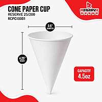 Cone Paper Cup RESERVE 4.5oz 25/200