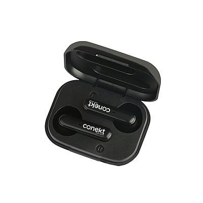 Conekt Buds Alpha Black Wireless Earpods with Heavy Bass