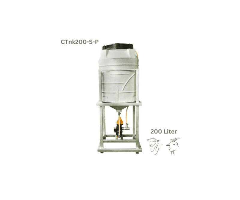 Conical Tank 200 Liter with Stand and Pump