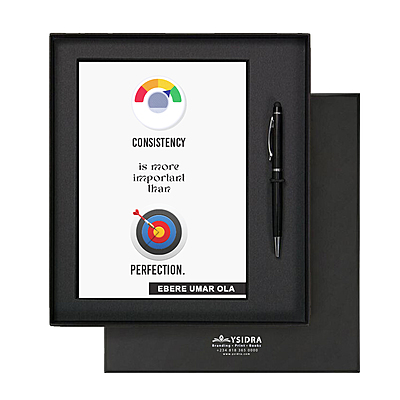 Consistency better is better than Perfection | Premium Motivational Notebook