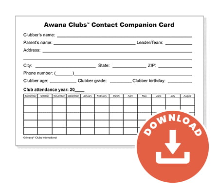Contact Companion Card (Download) Contact Companion Card (Download)