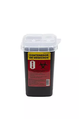 Contenedor de Navajas Negro Marca Lobo