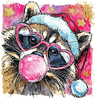 Preppy Racoon Preppy Racoon