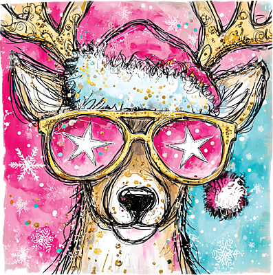 Preppy Reindeer Preppy Reindeer